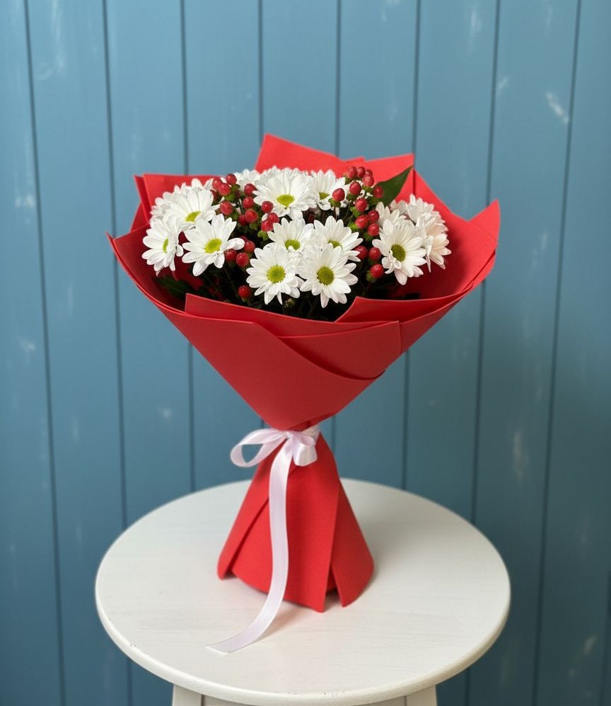 Букет цветов из: Хризантемы в Незамаевской