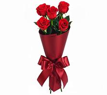 Букет 5 Красных роз Эдлесс Лав в Незамаевской