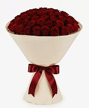 Букет 101 Бордовая роза Блэк Бакарра в Незамаевской