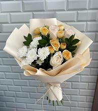 Букет цветов из:  Розы и Хризантемы в Незамаевской