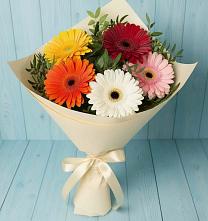 Букет цветов из:  Герберы в Незамаевской