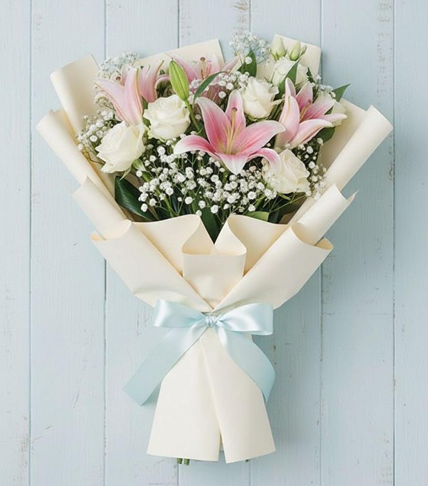 Букет цветов из: Лилии в Незамаевской