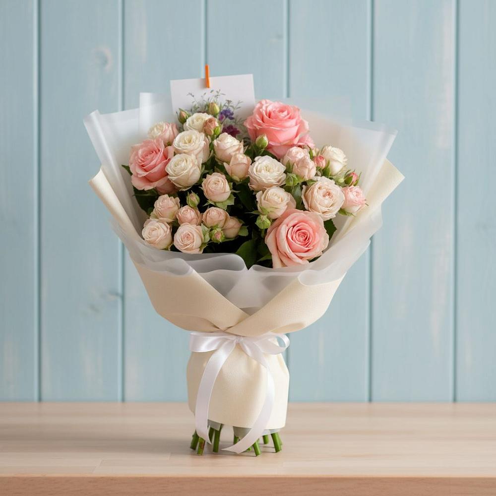 Букет цветов из: Розы в Незамаевской