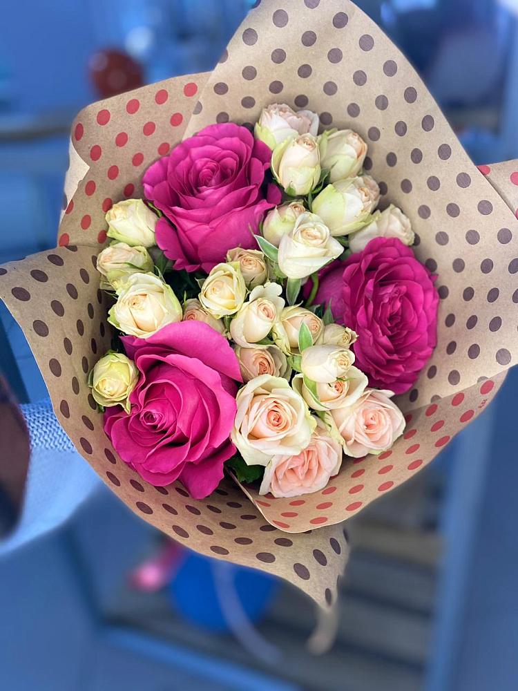 Букет цветов из: Розы в Незамаевской