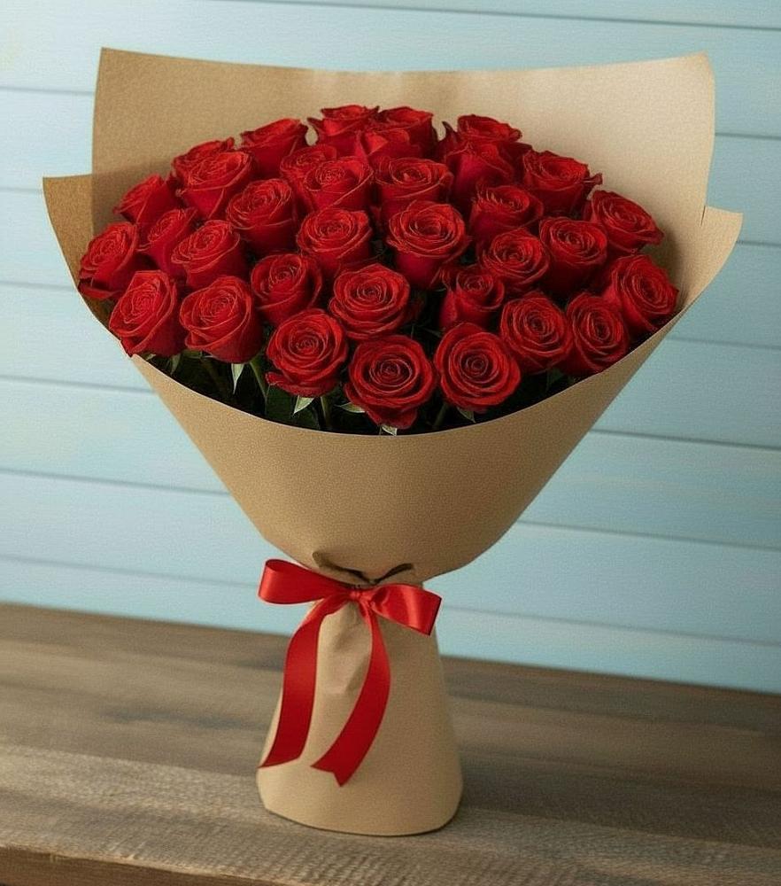 Букет Красные розы Милано в Незамаевской