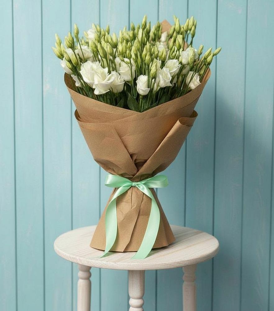 Букет цветов из: Лизиантусы в Незамаевской