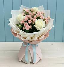 Букет цветов из:  Розы в Незамаевской