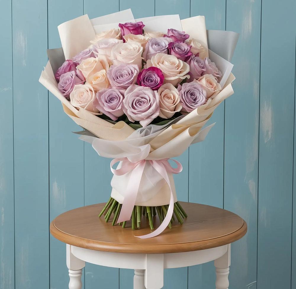 Букет цветов из: Розы в Незамаевской