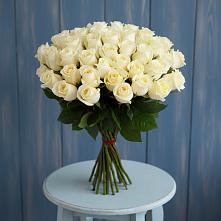 Букет 51 Белая роза Эдлесс Лав #REPLACE_PRED# Незамаевской