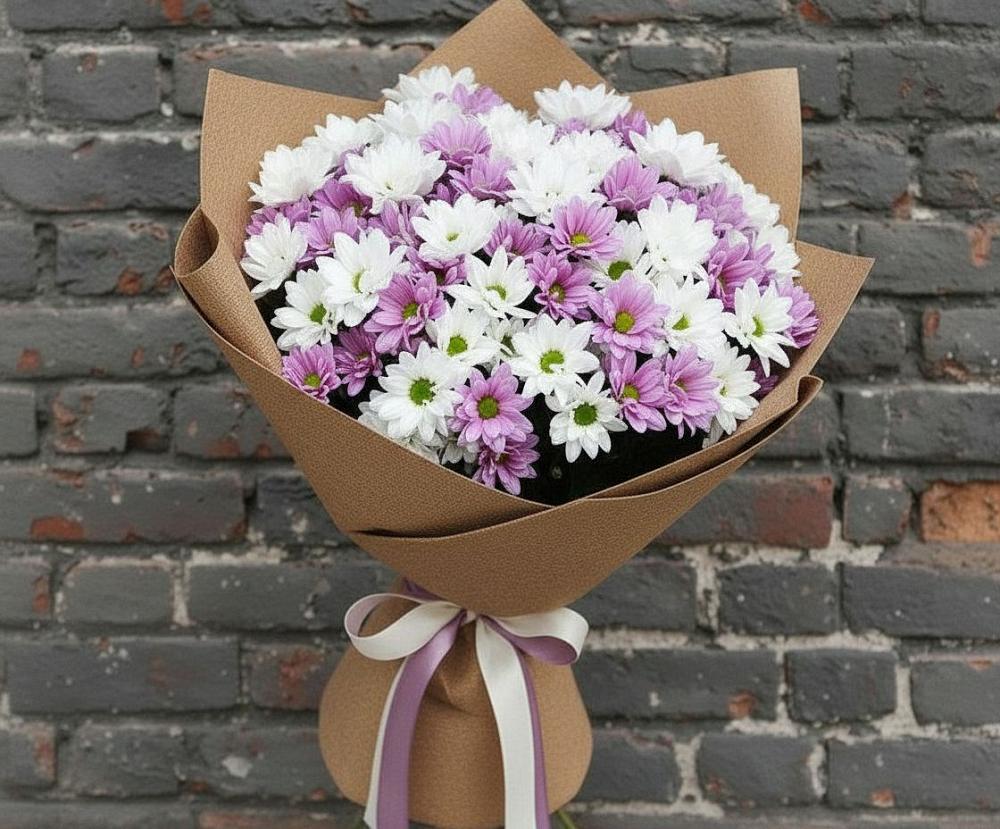 Букет цветов из: Хризантемы в Незамаевской