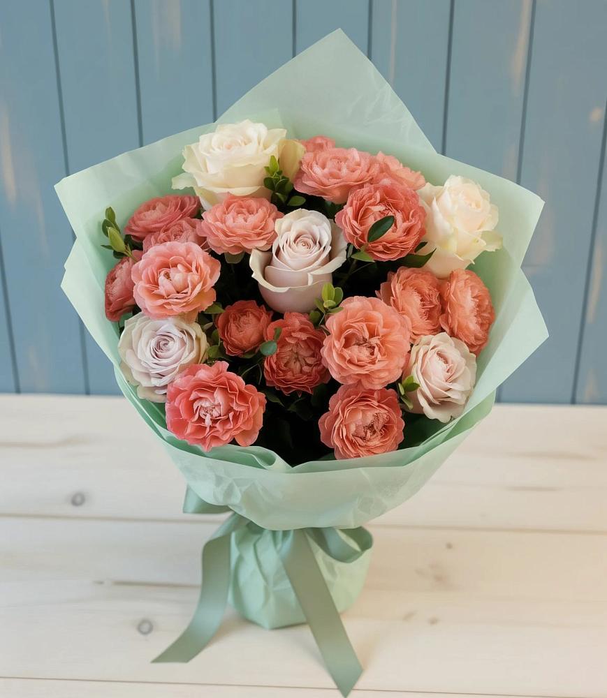 Букет цветов из: Розы в Незамаевской