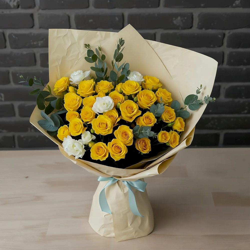 Букет цветов из: Розы в Незамаевской