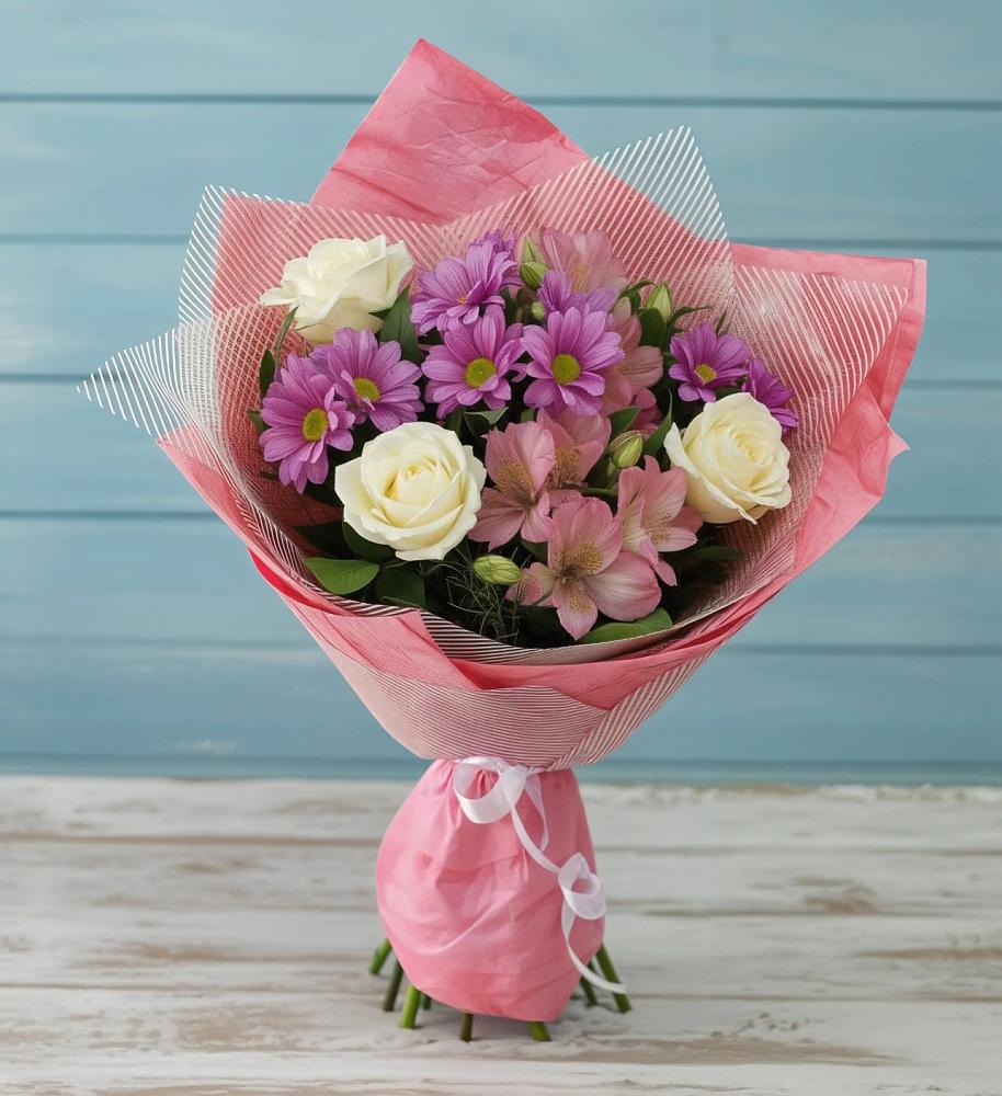 Букет цветов из: Герберы в Незамаевской