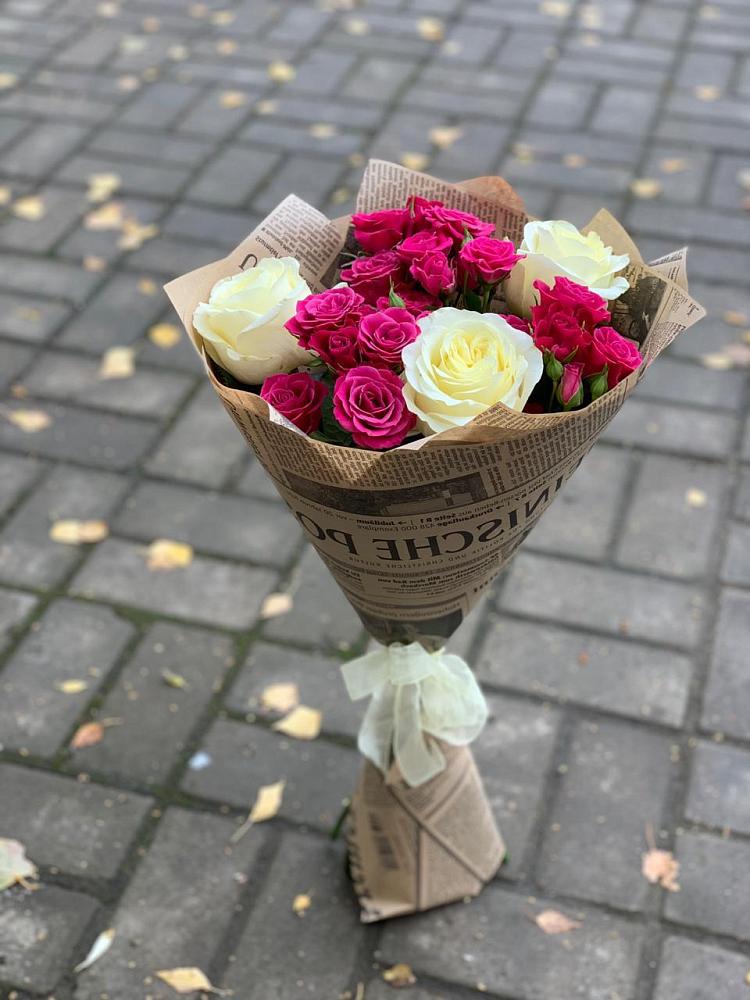 Букет цветов из: Розы в Незамаевской