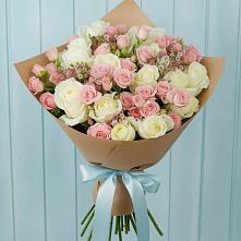 Букет цветов из:  Розы в Незамаевской
