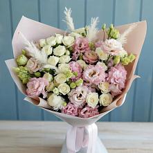 Букет цветов из:  Альстромерии и Розы в Незамаевской